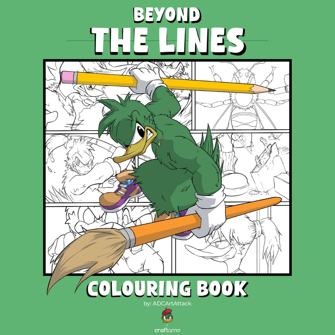 ADCArtAttack X Craftamo | Colouring Book & Marker Set