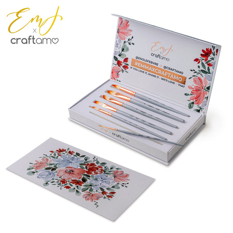 Emma Lefebvre X Craftamo - The Botanical Brush Set