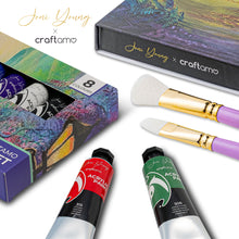 Load image into Gallery viewer, Joni Young | The Acrylic Lover: Paint & Brush Bundle