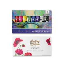 Load image into Gallery viewer, The Ultimate Acrylic Duo | Joni's Acrylic Paint + Lindsay's Brushes