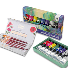 Load image into Gallery viewer, The Ultimate Acrylic Duo | Joni's Acrylic Paint + Lindsay's Brushes