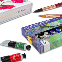 Load image into Gallery viewer, The Ultimate Acrylic Duo | Joni's Acrylic Paint + Lindsay's Brushes