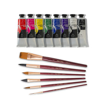 Load image into Gallery viewer, The Ultimate Acrylic Duo | Joni's Acrylic Paint + Lindsay's Brushes