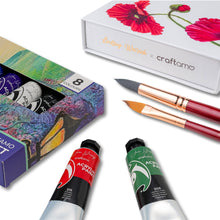 Load image into Gallery viewer, The Ultimate Acrylic Duo | Joni's Acrylic Paint + Lindsay's Brushes