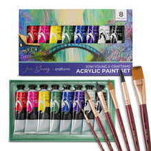 Load image into Gallery viewer, The Ultimate Acrylic Duo | Joni's Acrylic Paint + Lindsay's Brushes