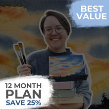 Load image into Gallery viewer, Kolbie Blume X Craftamo Watercolor Class in a Box