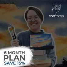 Load image into Gallery viewer, Kolbie Blume X Craftamo Watercolor Class in a Box