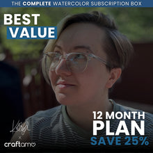 Load image into Gallery viewer, Kolbie Blume X Craftamo Watercolour Subscription Box