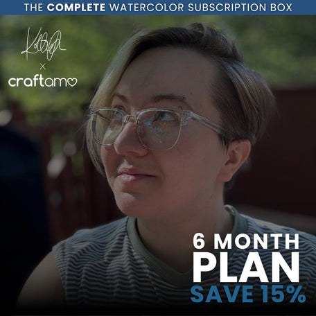 Kolbie Blume X Craftamo Watercolour Subscription Box