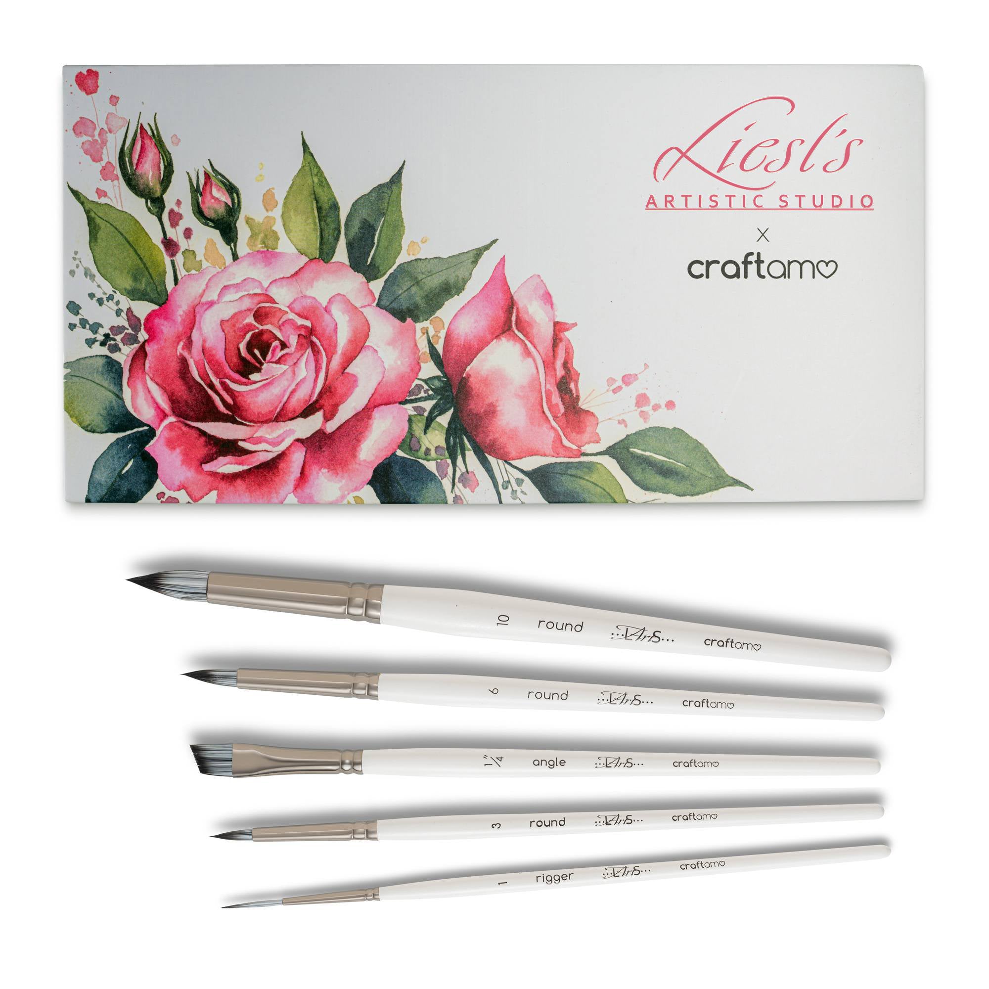 Liesl's Artistic Studio X Craftamo Signature Brush Set