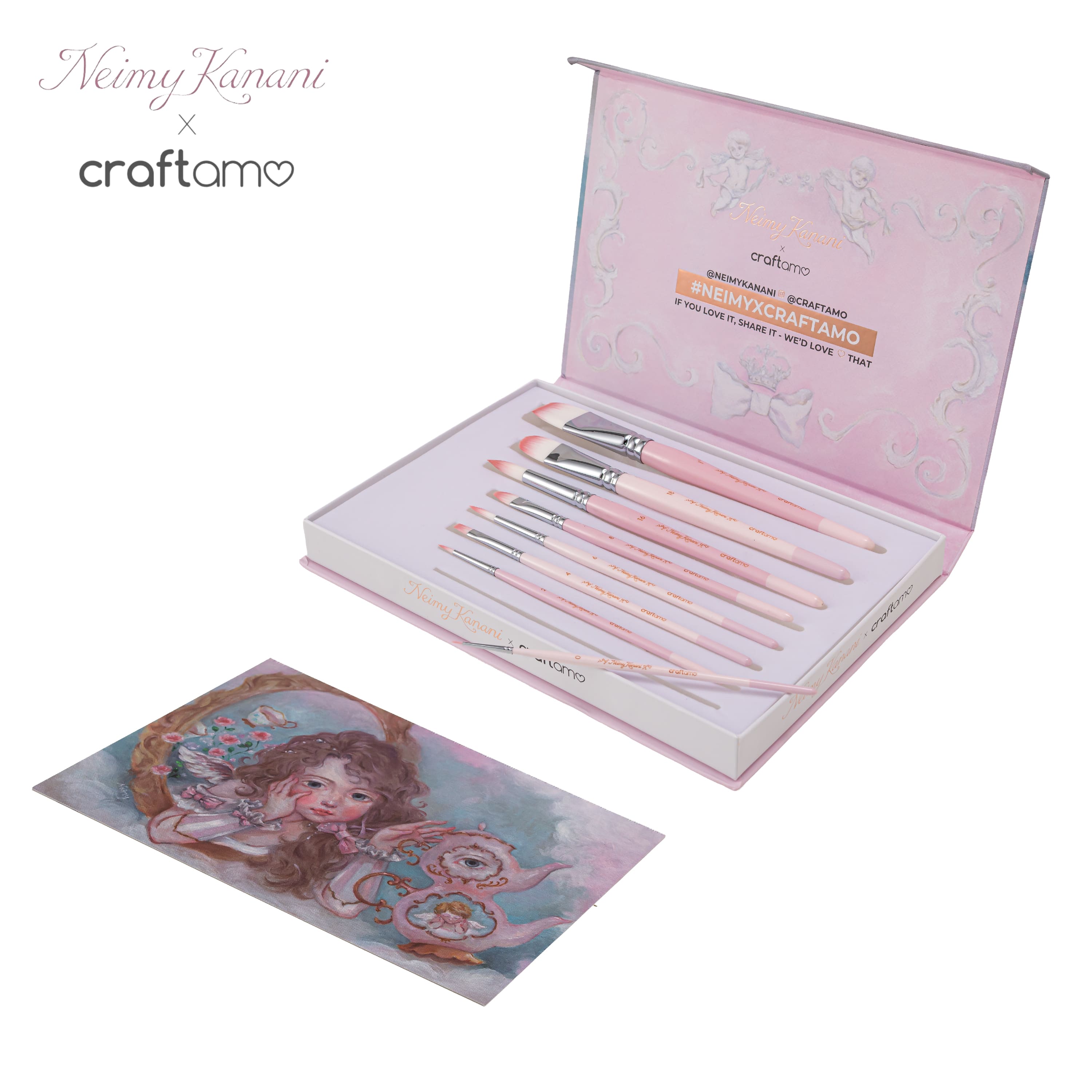 AINOMI ビューティーケアセット｜ラベンダー系コスメ✨ Neimy Kanani X Craftamo | Limited Edition Brush Set