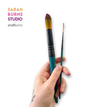 Load image into Gallery viewer, Sarah Burns Studio | Mop & Rigger Duo Brush Set