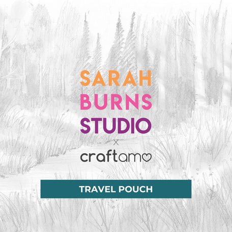 The Sarah Burns Studio X Craftamo Travel Pouch