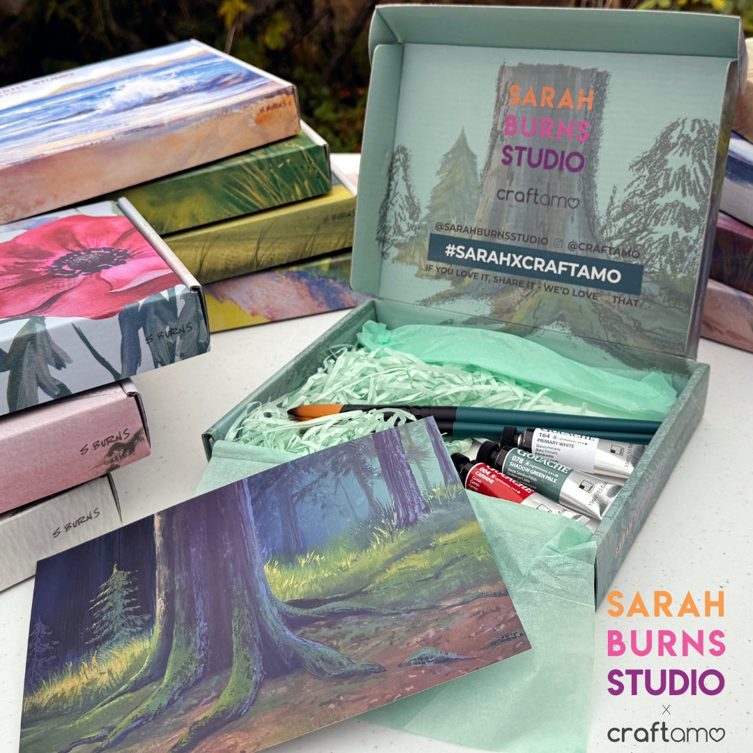Sarah Burns Studio X Craftamo Gouache Subscription Box