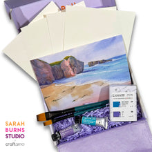 Load image into Gallery viewer, Sarah Burns Studio / Gouache Box - Coastal Seascape