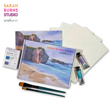 Load image into Gallery viewer, Sarah Burns Studio / Gouache Box - Coastal Seascape