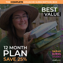 Load image into Gallery viewer, Sarah Burns Studio X Craftamo Gouache Subscription Box