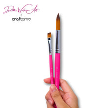 Load image into Gallery viewer, Debbie Walker Art | Angle & Round Duo Brush Set