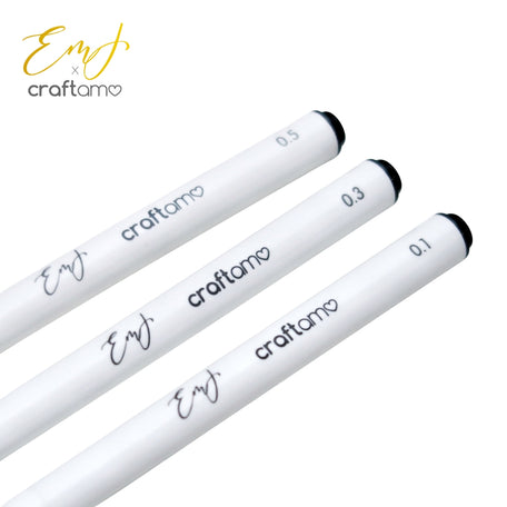 Emma Lefebvre X Craftamo Fine Liner Pens