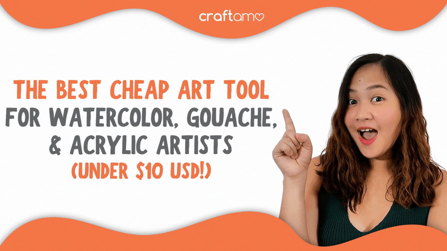 The Best Cheap Art Tool for Watercolor, Gouache & Acrylic Artists (Under $10 USD!)