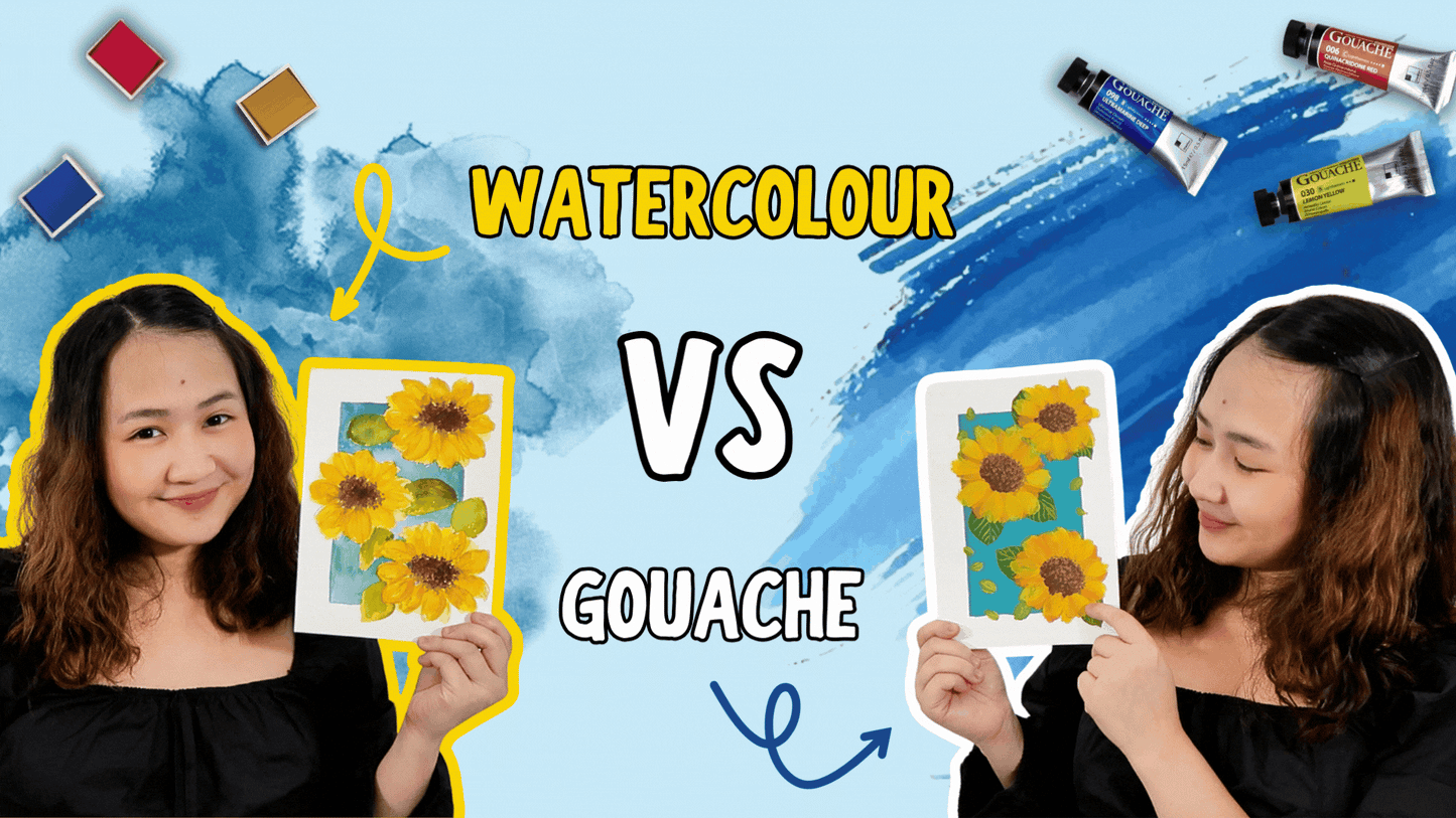 Watercolour vs. Gouache: The Good, The Bad & The Downright Ugly