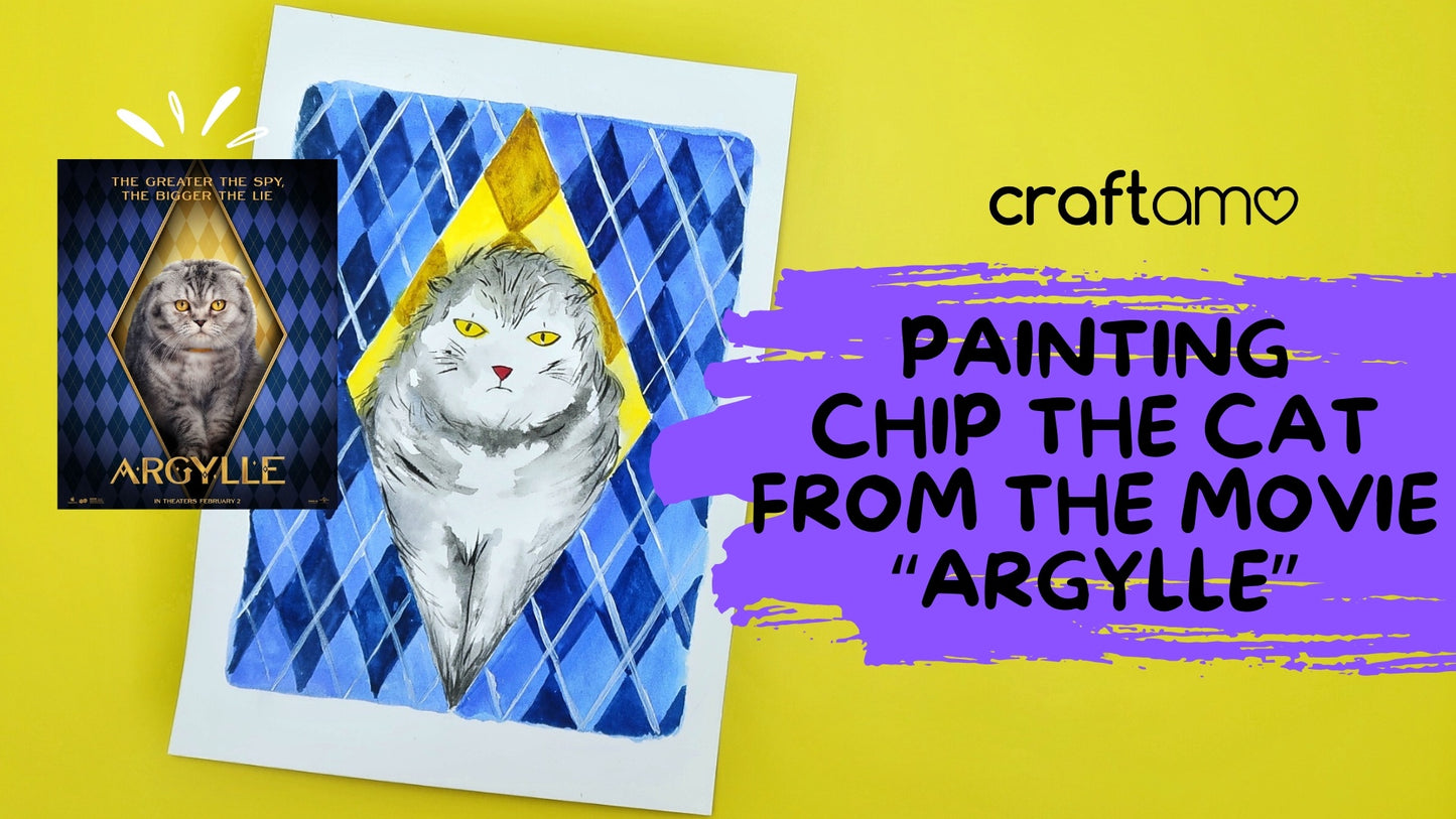 Recreating Chip the Cat with Emma Lefebvre X craftamo Brush Set