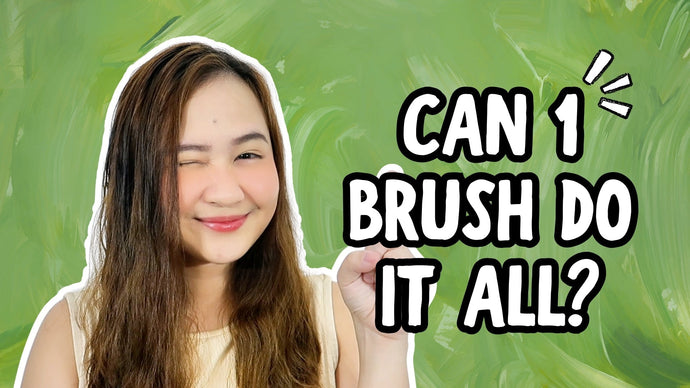 Wedge Brush with Acrylics: Easy Flower Painting Ideas for Beginners
