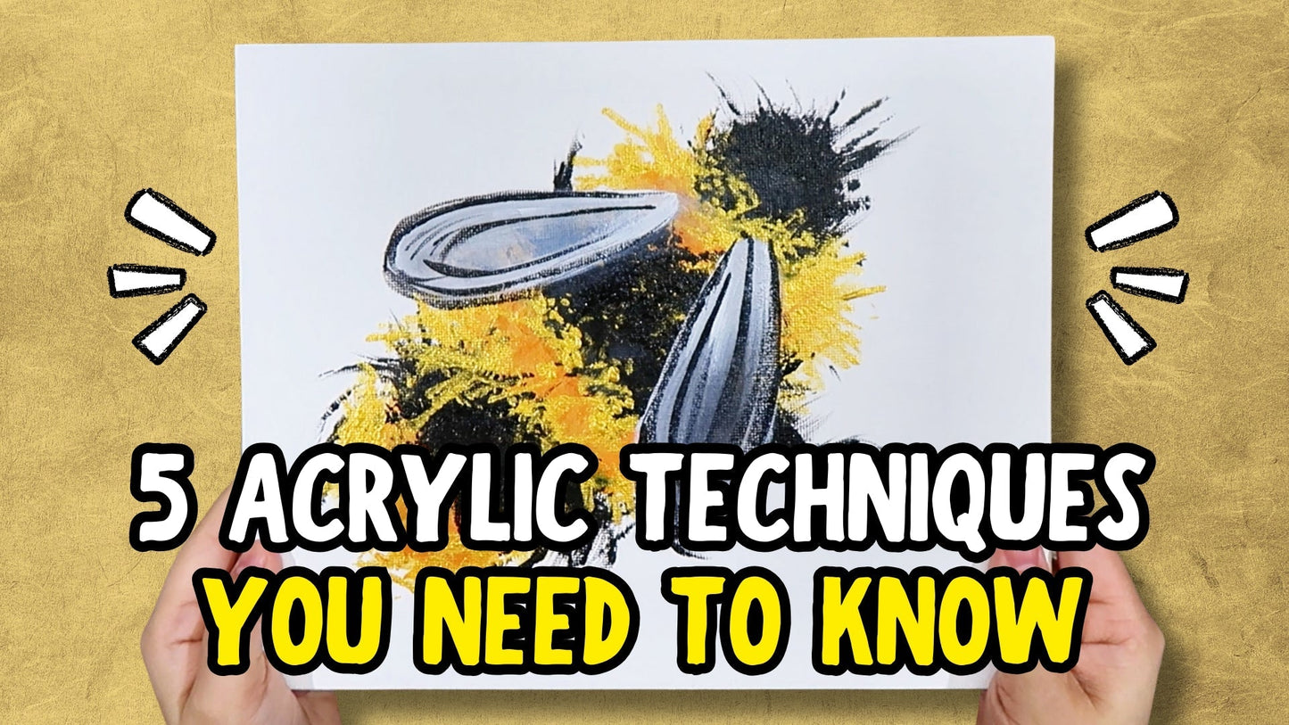 Five Beginner Friendly Essential Acrylic Techniques Everyone Should Know