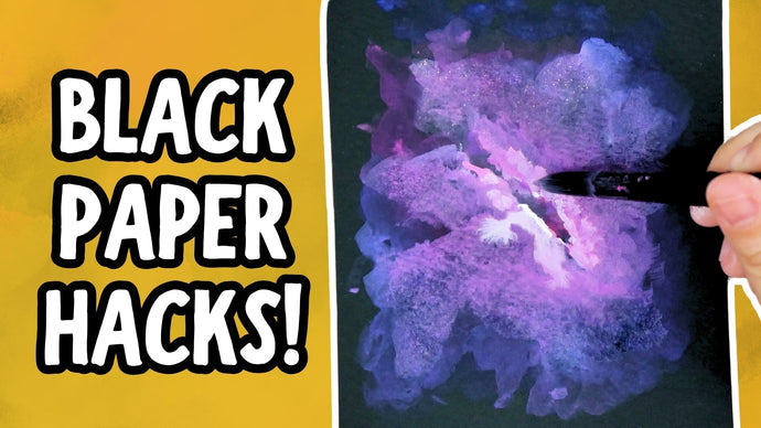 The Secret to Painting on Black Watercolour Paper (It’s Easier Than You Think!)