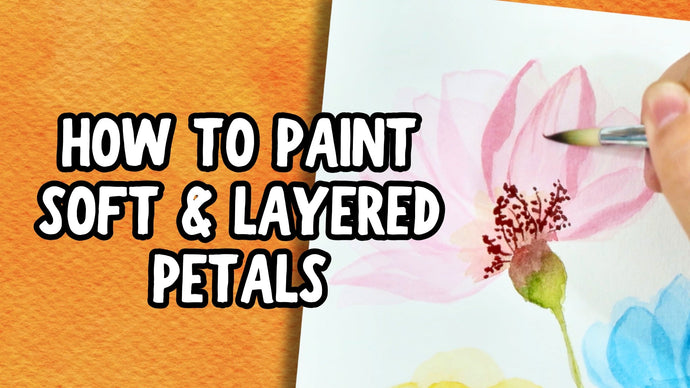 How to Paint Soft, Dreamy Watercolour Petals (Perfect for Beginners!)