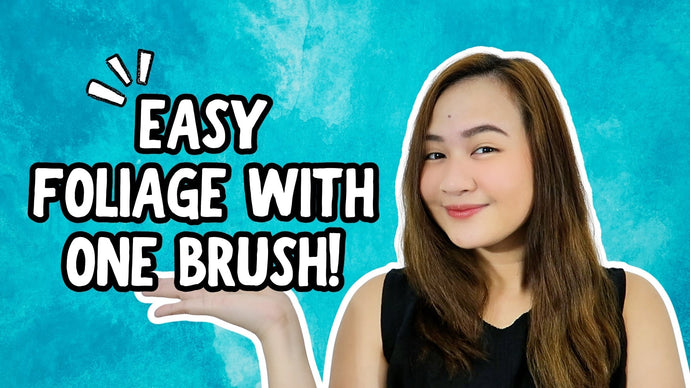 Paint 5 Easy Foliage Using a Wedge Brush