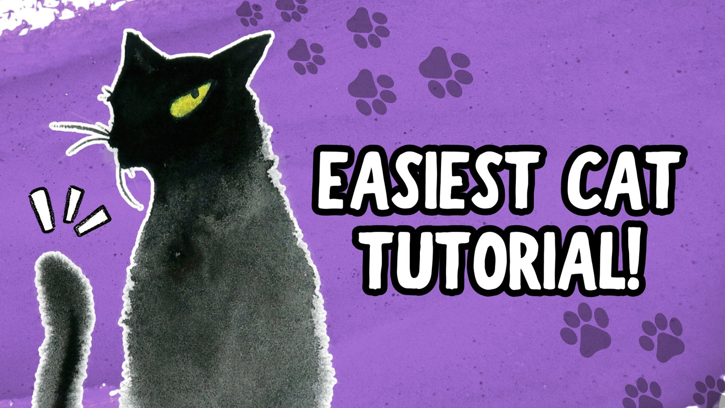 How to Paint Soft Fur Using Wet-on-Wet Watercolor Technique