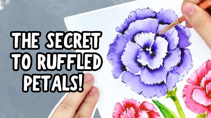 How to Paint Carnations with a Wedge Brush