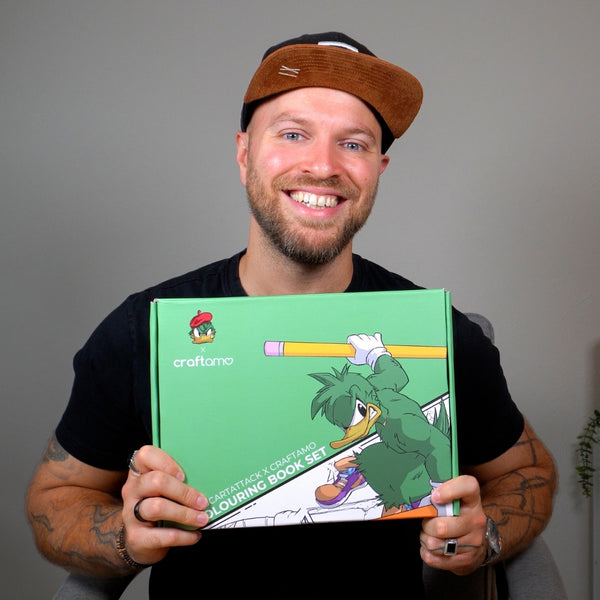 ADCArtAttack X Craftamo | Colouring Book & Marker Set