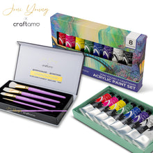 Load image into Gallery viewer, Joni Young | The Acrylic Lover: Paint &amp; Brush Bundle
