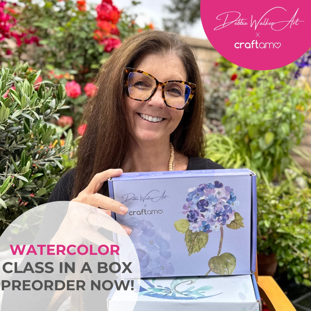 Debbie Walker X Craftamo Watercolor Class in a Box