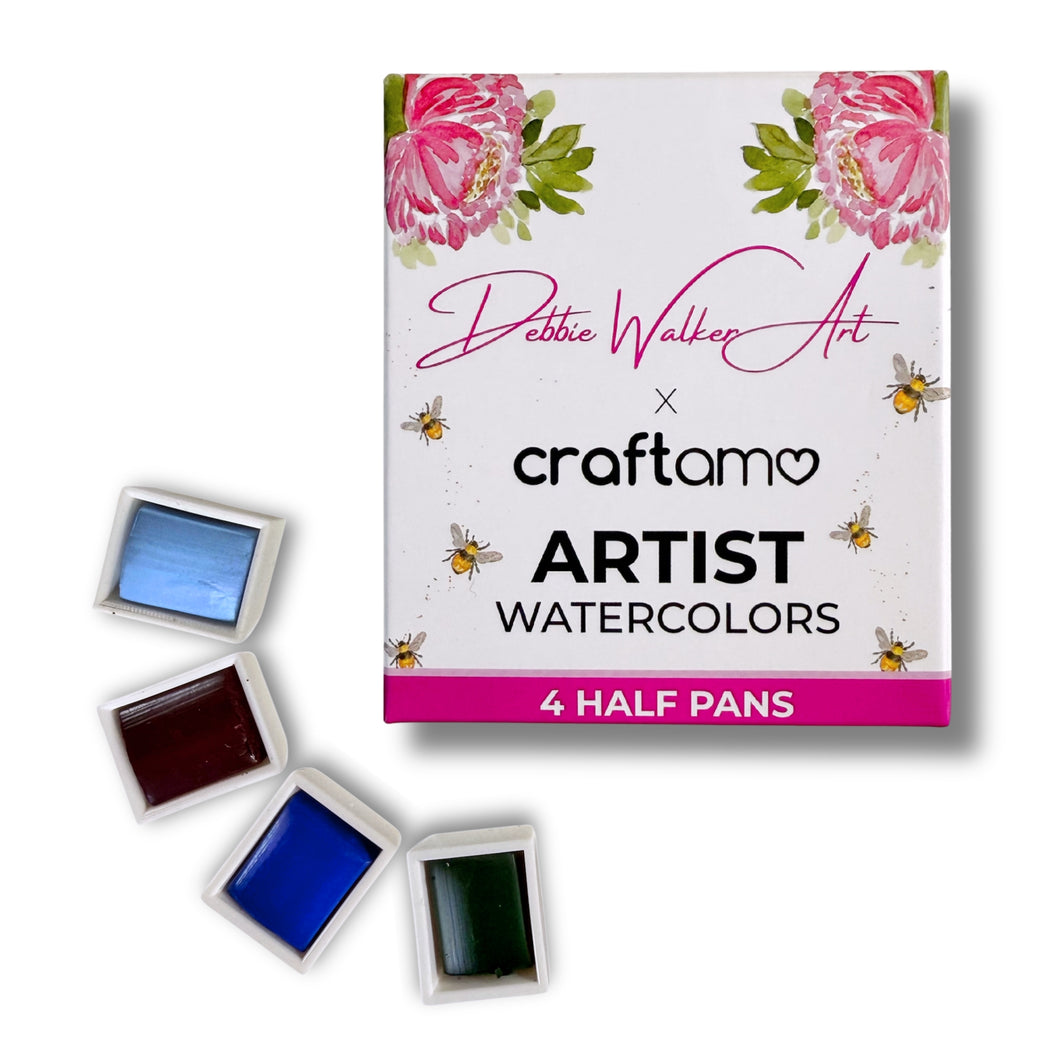 Debbie Walker | Watercolor Paint: Hydrangea Palette