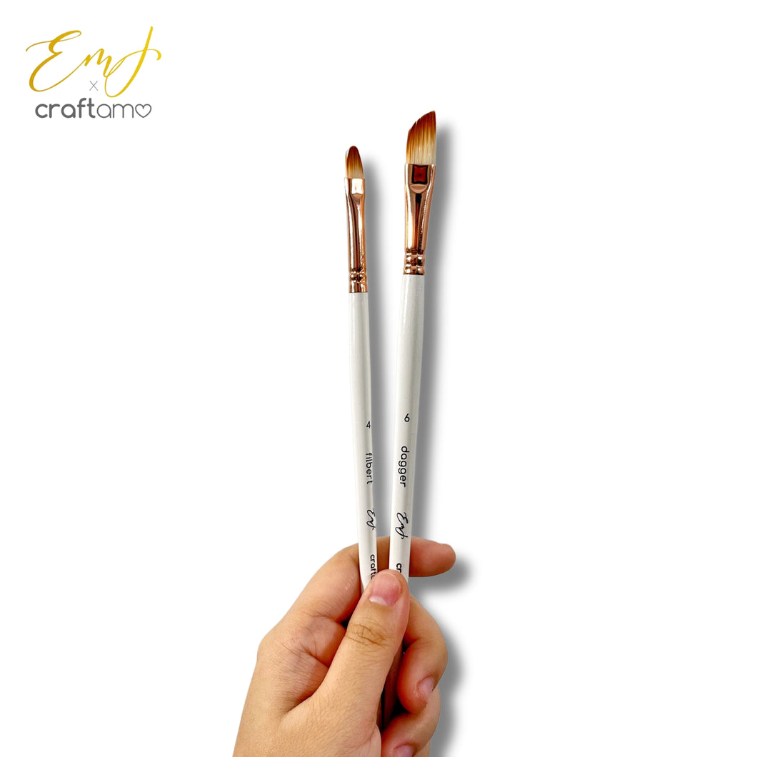 Emma Lefebvre | Dagger & Filbert Duo Brush Set