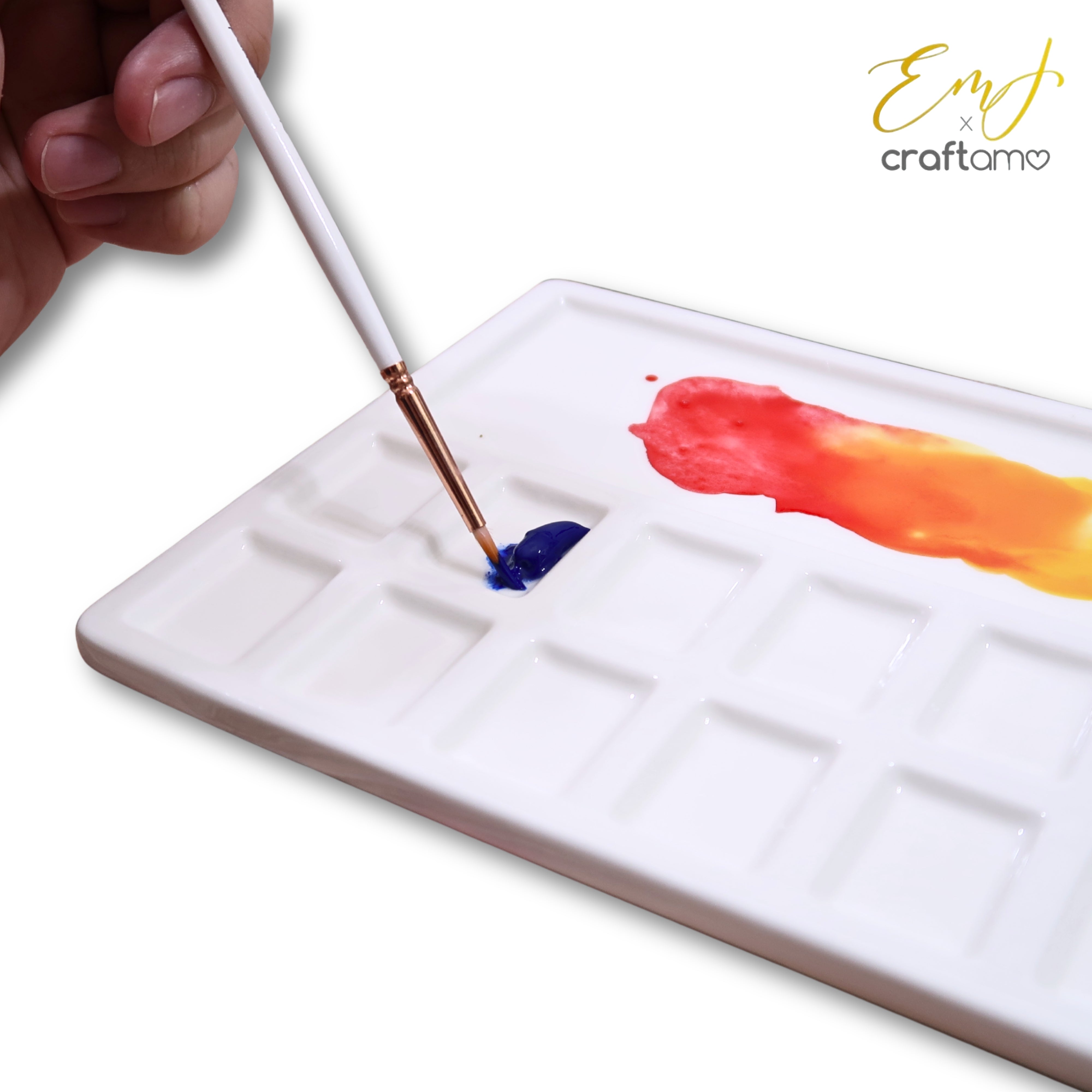 Emma Lefebvre | Signature Brush Set & Ceramic Studio Palette