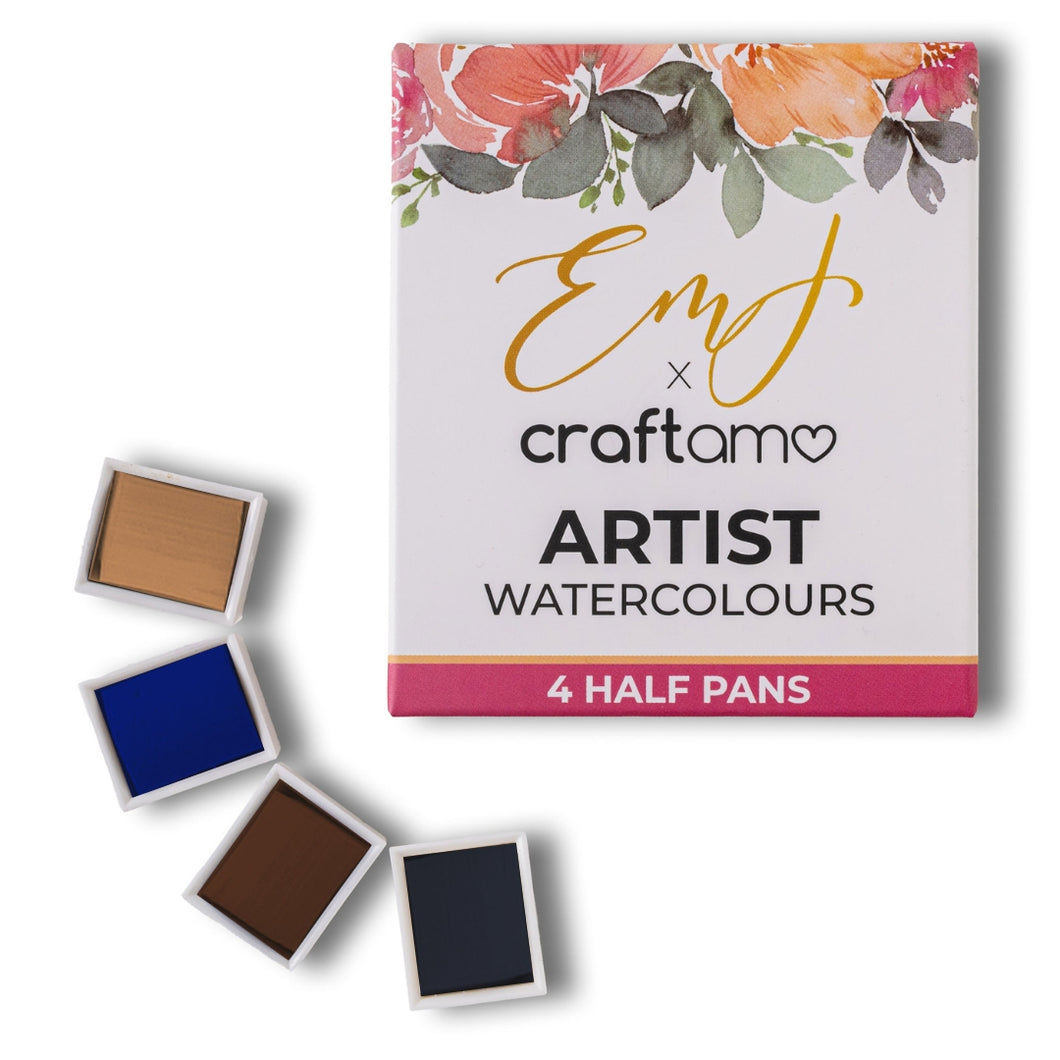 Emma Lefebvre X Craftamo | Watercolour Paint December Collection