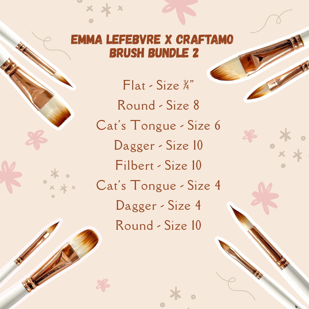 Emma Lefebvre X Craftamo Brush Bundle