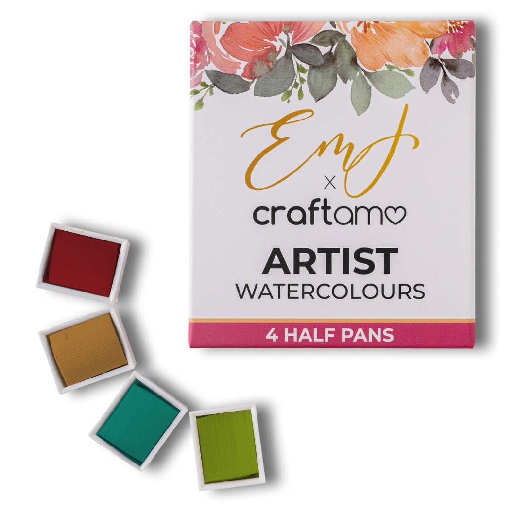 Emma Lefebvre X Craftamo | Watercolour Paint July Collection
