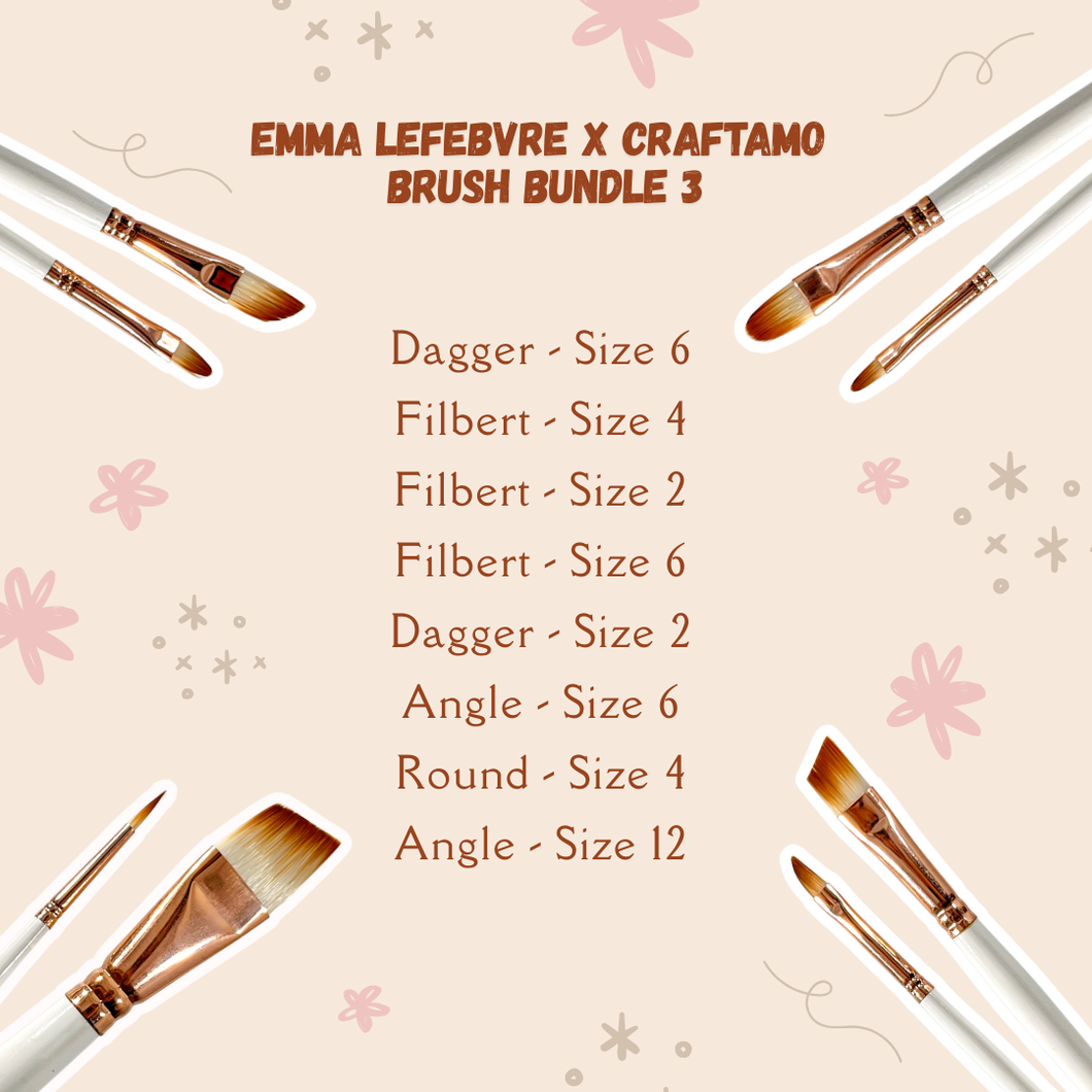 Emma Lefebvre X Craftamo Brush Bundle