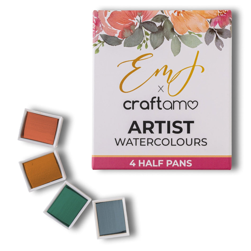 Emma Lefebvre X Craftamo | Watercolour Paint October Collection