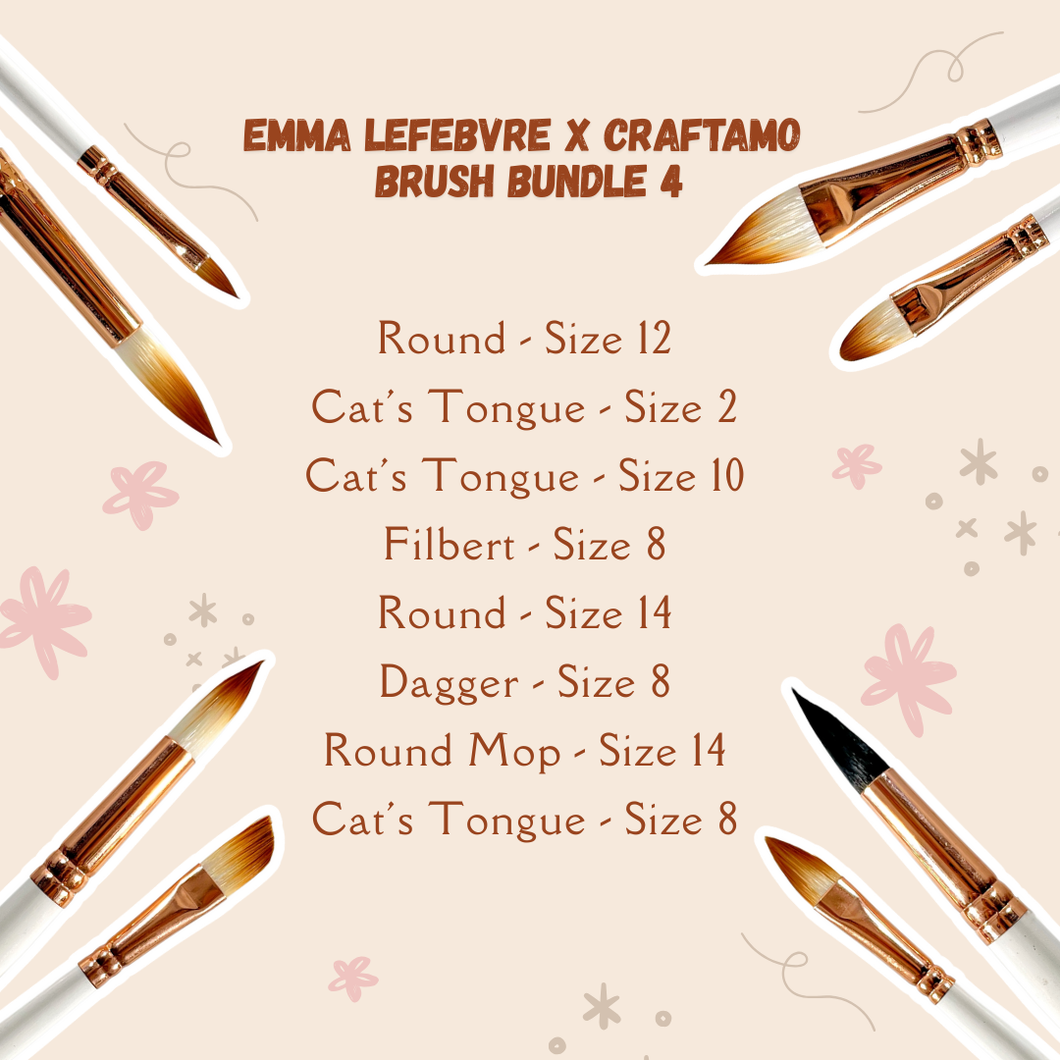 Emma Lefebvre | The Flow & Wash Brush Bundle