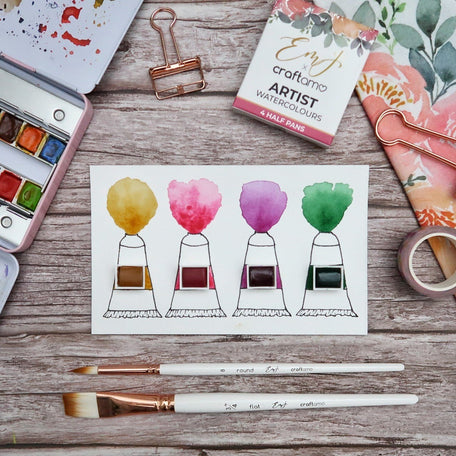 Emma Lefebvre X Craftamo | Watercolour Paint February Collection
