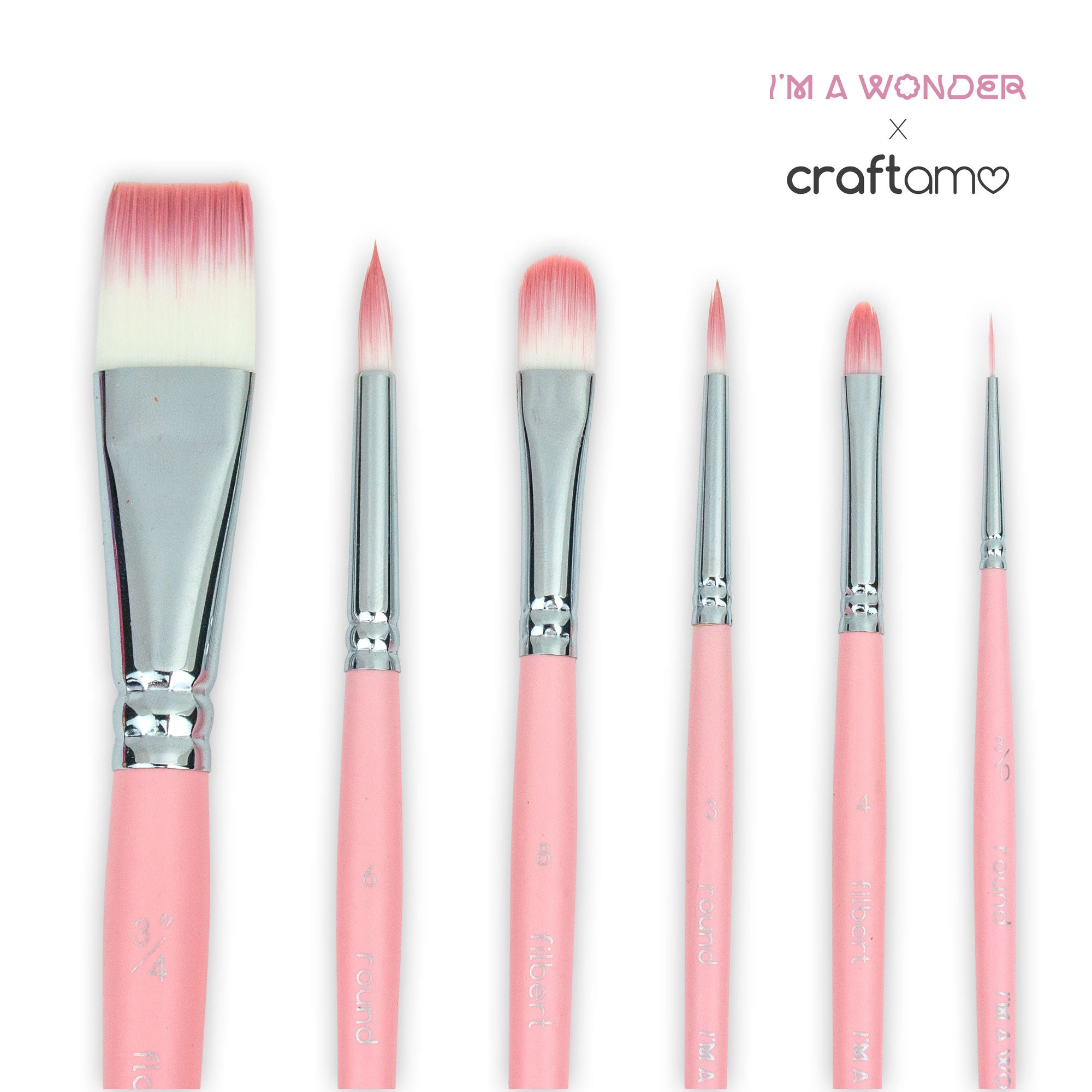 I'm A Wonder X Craftamo | Signature Brush Set