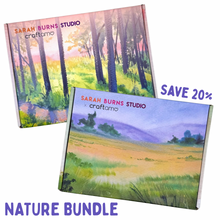 Load image into Gallery viewer, Sarah Burns Studio / Nature Gouache Box Bundle
