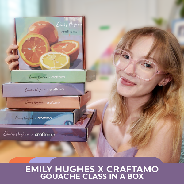 Emily Hughes X Craftamo | Gouache Class in a Box