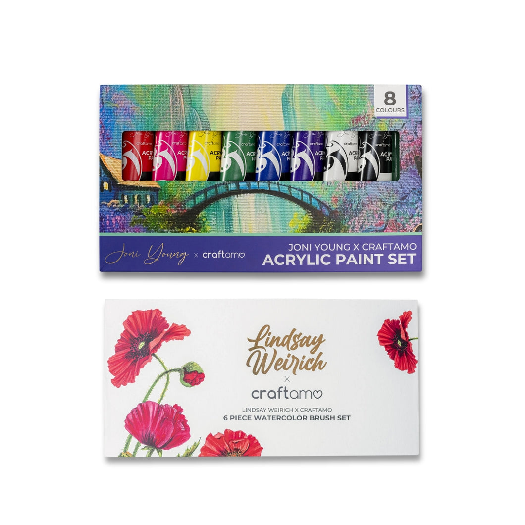 The Ultimate Acrylic Duo | Joni's Acrylic Paint + Lindsay's Brushes